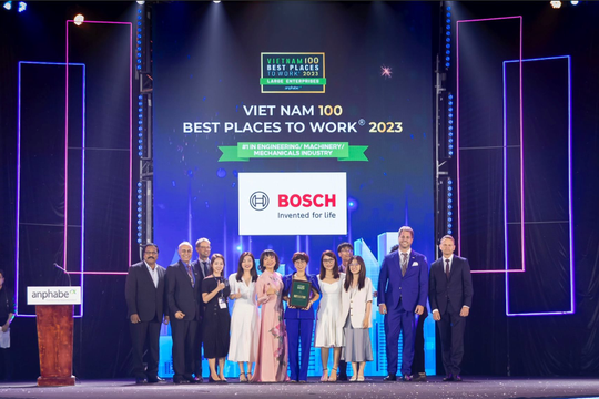 Bosch tiếp tục là nơi làm việc tốt nhất Việt Nam