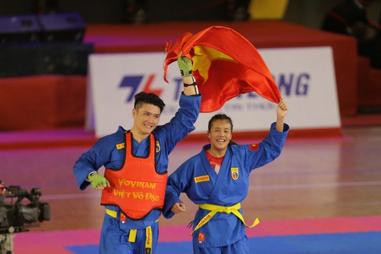 Việt Nam lần đầu vô địch Vovinam thế giới hạng 92kg