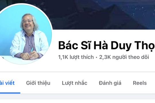 'Bác sĩ Hà Duy Thọ' nổi tiếng Facebook bị phạt hơn 100 triệu đồng