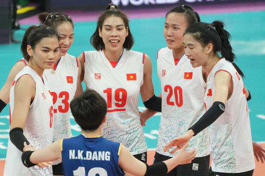 Tuyển bóng chuyền nữ Việt Nam thua nhà vô địch Nam Mỹ 0-3