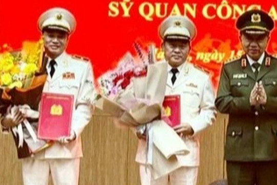 Phó Giám đốc Công an TPHCM Mai Hoàng được thăng hàm thiếu tướng