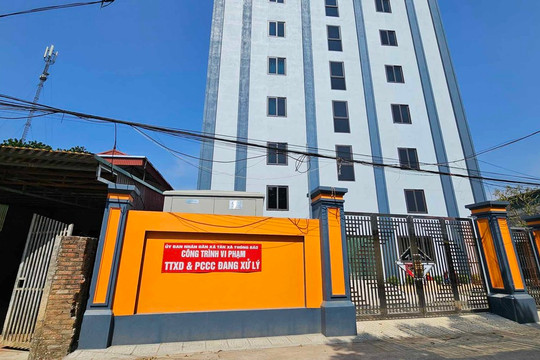 Đề xuất xử lý Chủ tịch huyện Thạch Thất vụ chung cư mini ‘xây chui’ gần 200 căn hộ