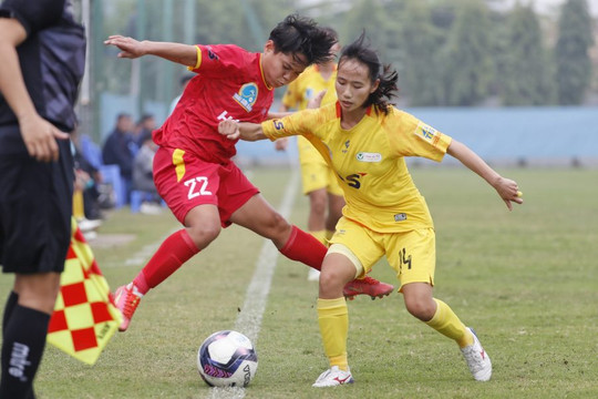 Hà Nội I vươn lên đầu bảng giải bóng đá nữ vô địch quốc gia 2023