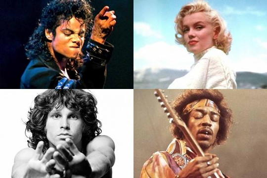 10 nghệ sĩ nổi tiếng qua đời vì ma túy và thuốc an thần