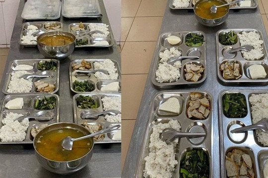 Thực đơn bữa trưa khiến 9 học sinh ở Thanh Hóa nhập viện