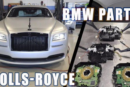 Chi tiết nhỏ giống hệt nhau nhưng Rolls-Royce bán 2.500 USD, còn BMW có 160 USD