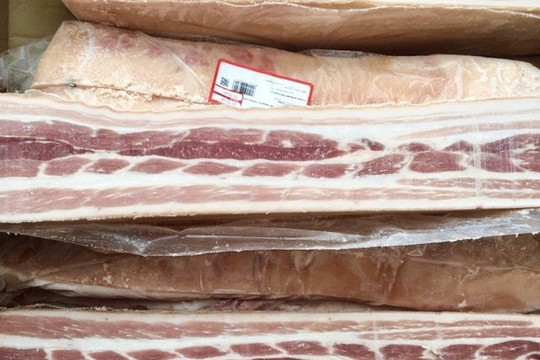 Chi 1,3 tỷ USD nhập khẩu, hơn 650.000 tấn thịt và phụ phẩm đổ bộ thị trường