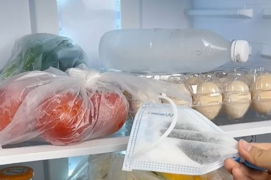 Tiện tay bỏ chiếc khẩu trang vào tủ lạnh, lợi ích khiến người người kinh ngạc