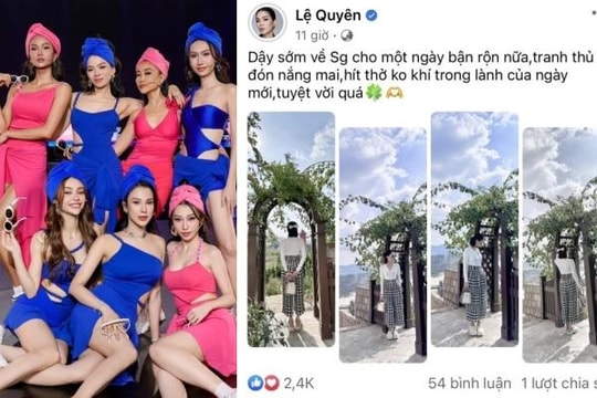 Động thái mới nhất của Lệ Quyên nghi vấn đã 'cạch mặt' show Chị đẹp?