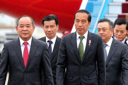 Tổng thống Indonesia bắt đầu chuyến thăm Việt Nam