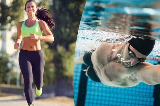 Bơi và chạy: Bộ môn nào tốt cho bạn nhất?