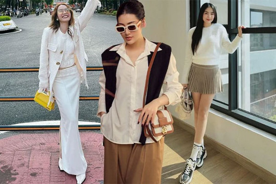 Mặc áo trắng trẻ trung và thanh lịch như mỹ nhân Việt