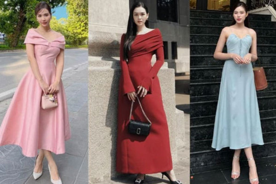 10 set váy liền trẻ trung và sang trọng tham khảo từ mỹ nhân Việt