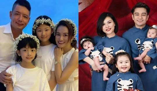 Loạt gia đình sao Việt đón một bề con gái: Vân Trang niềm vui nhân 3, các 'cô chiêu' ai cũng xinh đẹp - tài năng