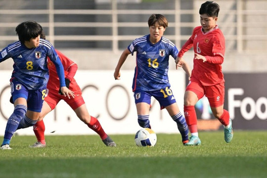 Tuyển U20 nữ Việt Nam thua 10 bàn trắng ở trận ra quân giải U20 nữ châu Á