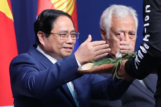 Thủ tướng dự lễ đón các Trưởng đoàn dự Hội nghị Cấp cao ASEAN - Australia