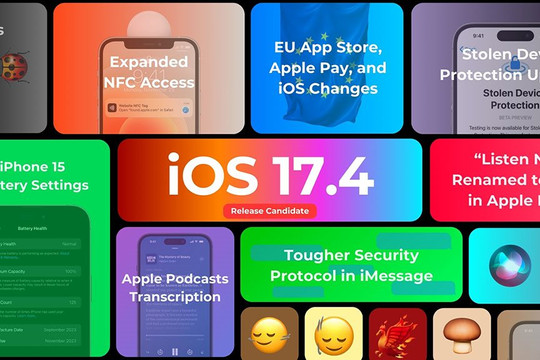 Cài đặt ứng dụng từ bên ngoài không qua App Store chỉ xuất hiện tại  phiên bản iOS 17.4