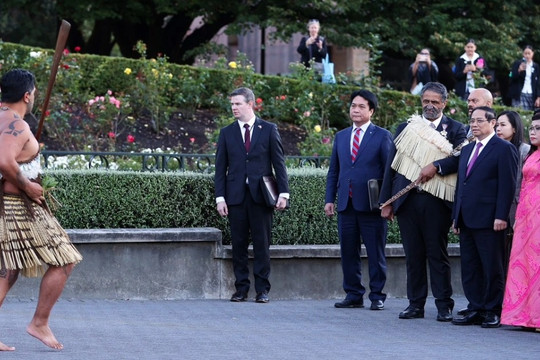 Lễ đón đặc biệt New Zealand dành cho Thủ tướng Phạm Minh Chính