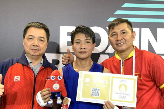 Nữ võ sĩ boxing Việt Nam giành vé dự Olympic