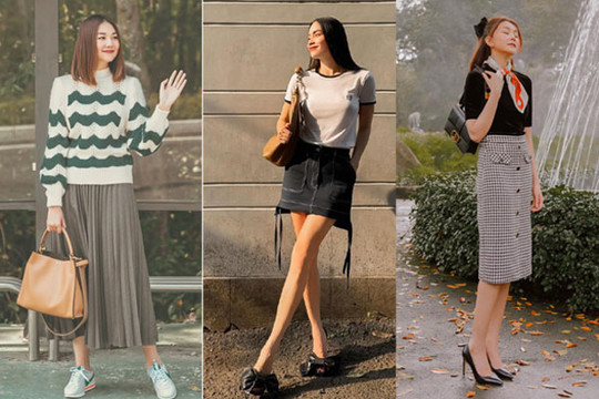 Tham khảo Hồ Ngọc Hà và Phạm Thanh Hằng 10 cách diện chân váy trẻ trung ở tuổi ngoài 40