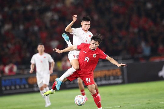 Tuyển Việt Nam thua tối thiểu Indonesia ở vòng loại World Cup 2026