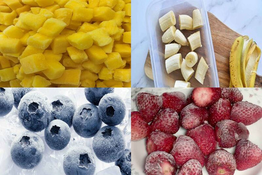 6 loại trái cây để đông lạnh tốt cho việc giảm cân