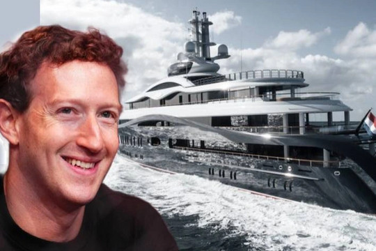 Cận cảnh siêu du thuyền 300 triệu USD được cho là của CEO Facebook