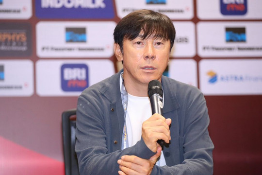 HLV Shin Tae-yong: Tuyển Indonesia sẽ chơi tốt hơn khi đá ở Mỹ Đình