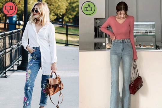 4 mẫu quần jeans lỗi mốt, khiến phong cách kém sành điệu