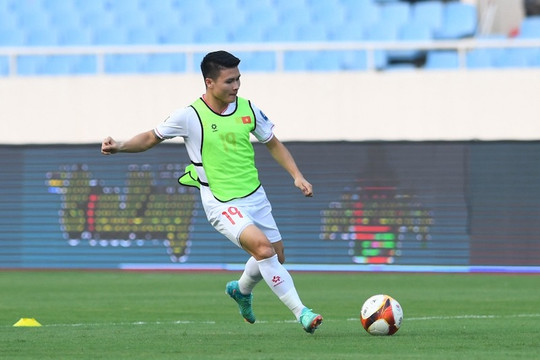 Quang Hải, Văn Thanh có thể đá chính ở trận gặp Indonesia trên sân Mỹ Đình
