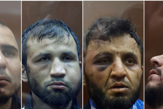 Hình ảnh và thân thế của 4 kẻ tấn công khủng bố ở Moscow