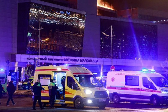 Gần 100 người vẫn mất tích sau vụ khủng bố Moscow