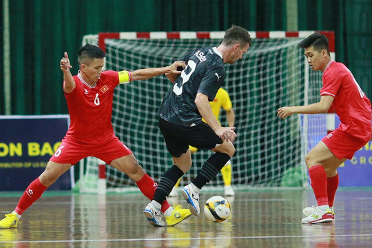 Tuyển futsal Việt Nam hòa New Zealand ngày ra quân giải giao hữu quốc tế 2024