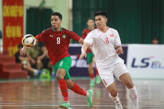 Tuyển futsal Việt Nam hòa đội hạng 8 thế giới