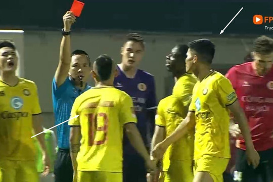 Nhận 2 thẻ đỏ, Thanh Hóa thua Công an Hà Nội trên sân nhà
