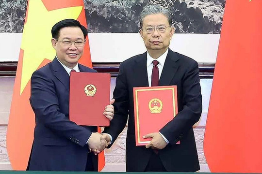 Lần đầu tiên thành lập Ủy ban hợp tác giữa Quốc hội Việt Nam và Trung Quốc