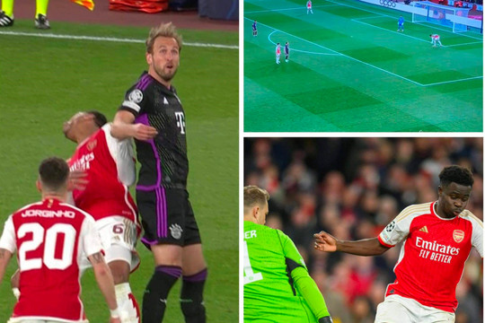 3 tình huống gây tranh cãi gay gắt trận Arsenal và Bayern Munich