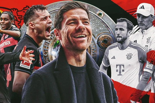 Leverkusen "lớn nhanh như thổi" nhờ phép thuật của Xabi Alonso