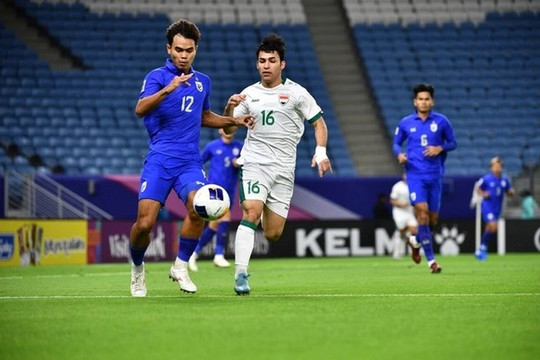 Đánh bại U23 Iraq, U23 Thái Lan dẫn đầu bảng C