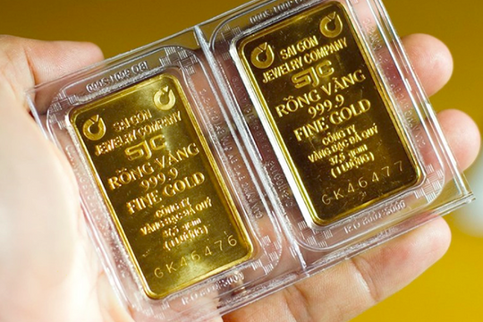 Sẽ đấu thầu 16.800 lượng vàng miếng SJC, giá tham chiếu là 81,80 triệu đồng