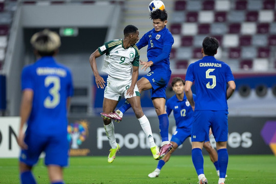 Bảng xếp hạng U23 châu Á 2024: U23 Thái Lan thua đậm trước U23 Ả Rập Xê Út