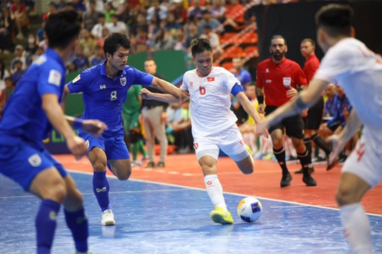 Link xem trực tiếp tứ kết: Futsal Việt Nam gặp Uzbekistan