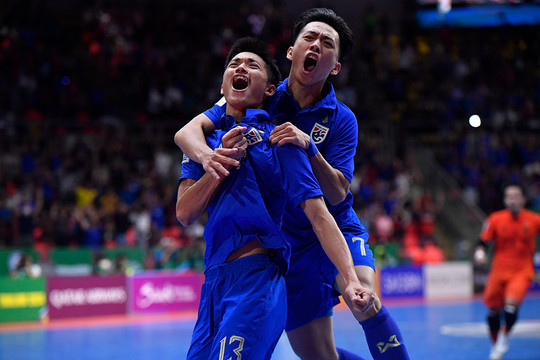 Tuyển futsal Thái Lan kịch tính giành vé đến World Cup
