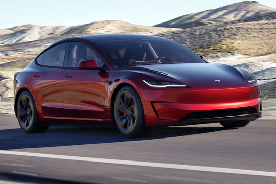 Xe điện rẻ nhất của Tesla có bản mới với sức mạnh tiệm cận siêu xe