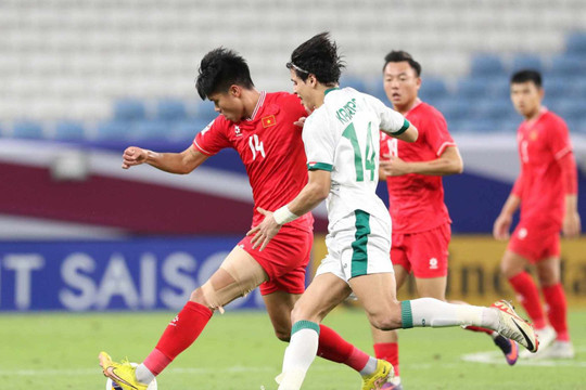 Trực tiếp bóng đá U23 Việt Nam 0-1 U23 Iraq ( H2): Thế trận khó khăn