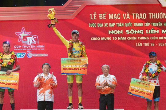 Cúp xe đạp TH TP.HCM 2024: Petr Rikunov đoạt áo vàng chung cuộc