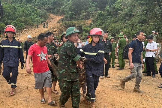 Landslide at work camp leaves three dead, four injured