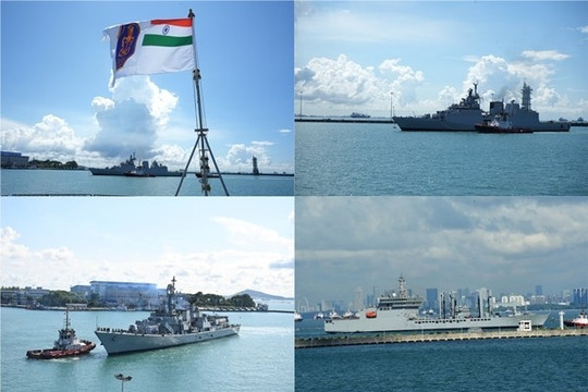 Tàu Hải quân Ấn Độ đến Biển Đông