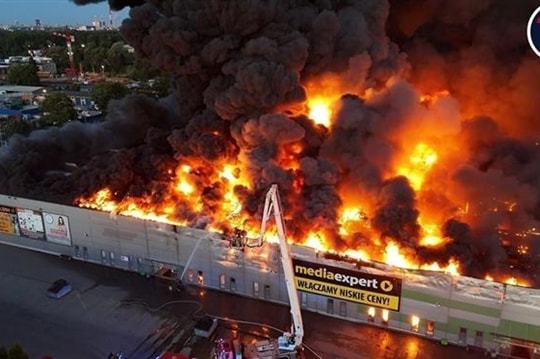 Many Vietnamese traders’ stores affected in Poland shopping centre fire