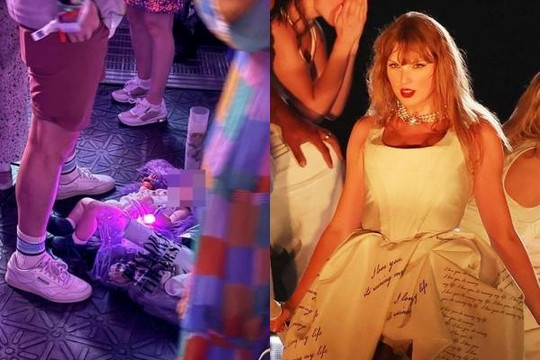 Hình ảnh gây phẫn nộ tại show Taylor Swift